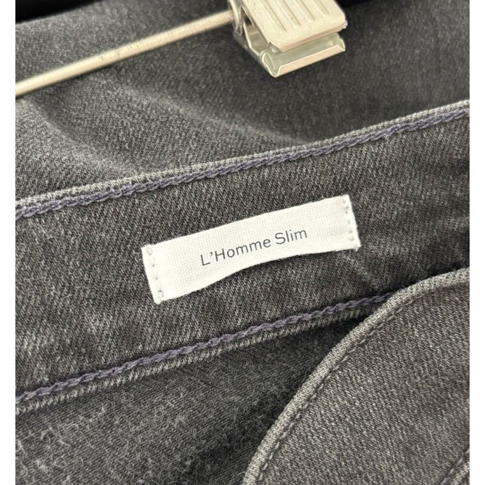 Black Washed Men's FRAME Vaporize L'Homme Slim Jeans 31 - Picture 7 of 8